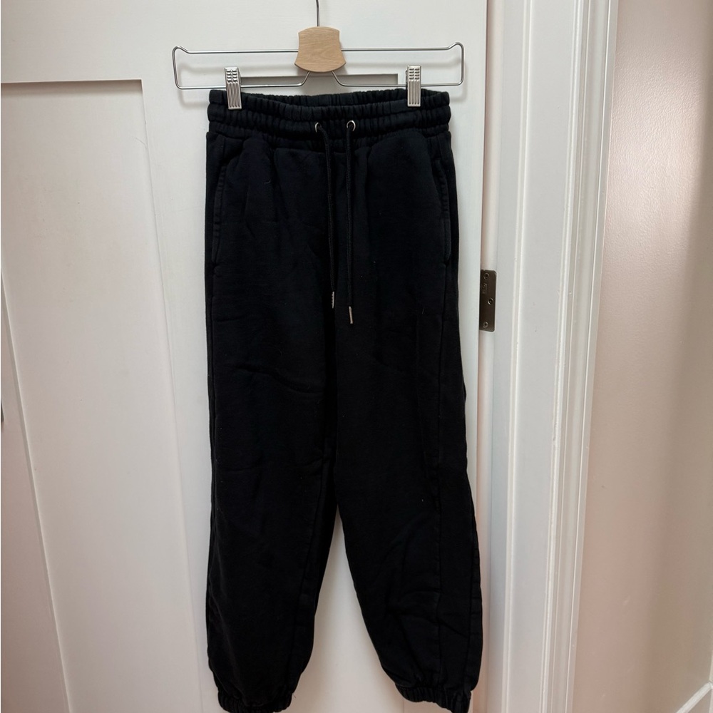 Quince Black Jogger Sweatpants xs